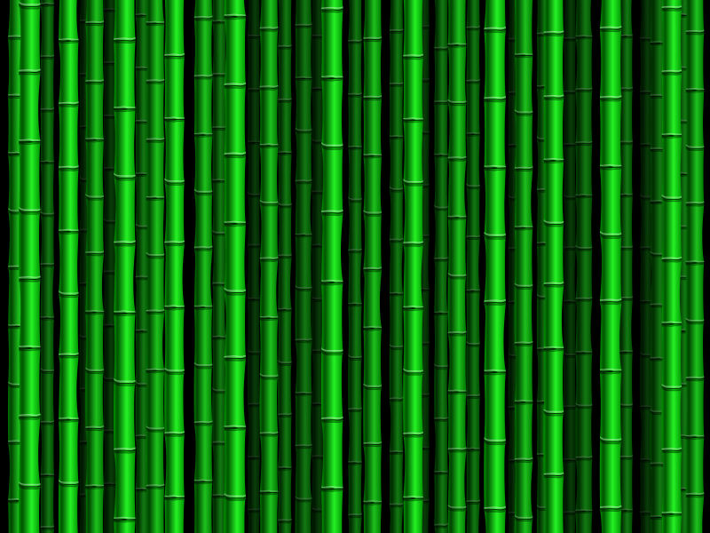 抽象矢量绿色竹子元素背景设计
