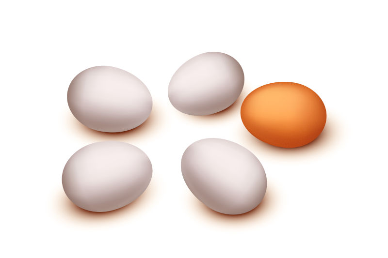 矢量鸡蛋设计元素