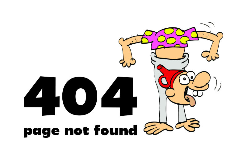 创意矢量现代网页404概念的插图