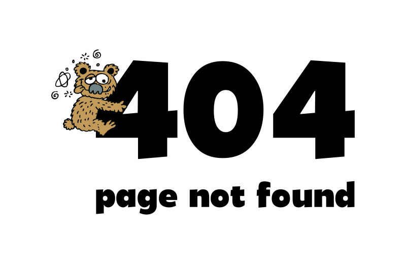 矢量现代网页404概念的创意插图设计