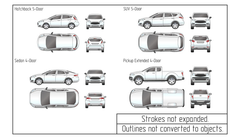 抽象矢量现代白色棕色汽车主题插图设计