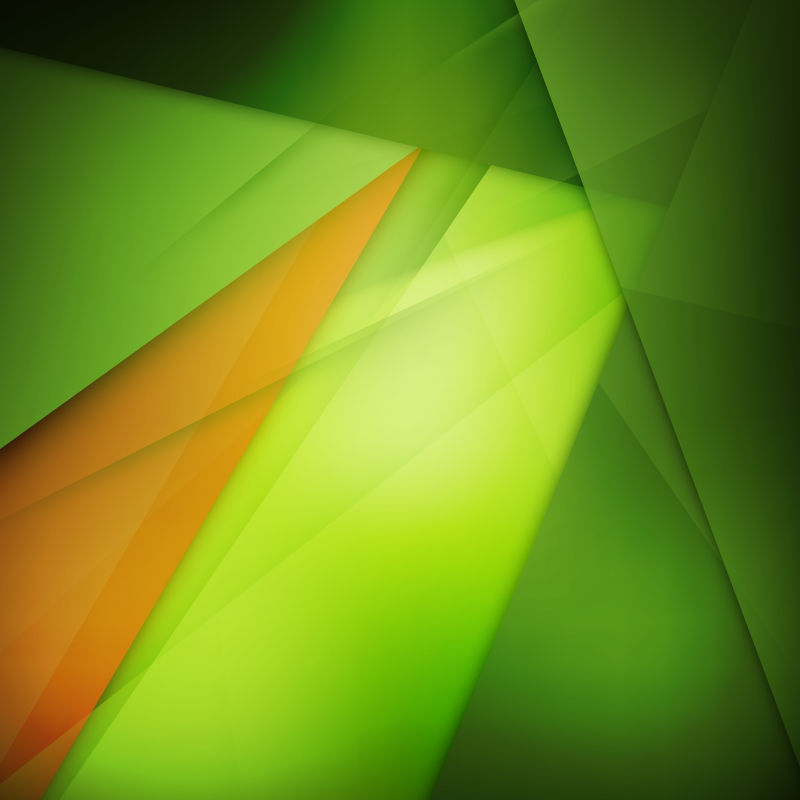抽象现代绿色几何背景设计
