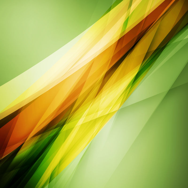 抽象矢量现代黄绿色几何背景设计