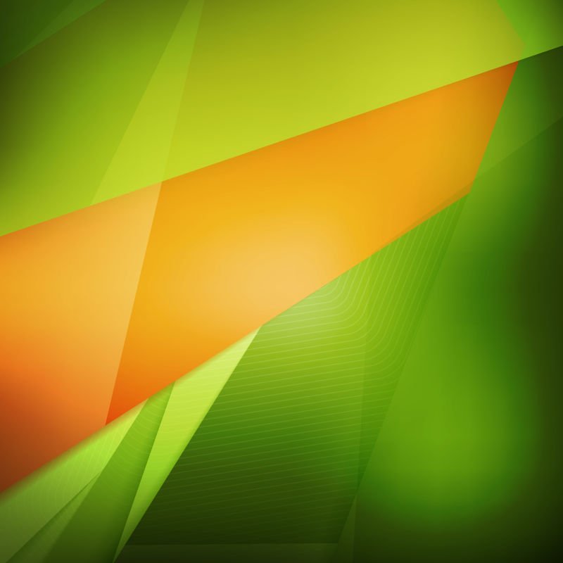 抽象矢量现代绿色几何背景设计