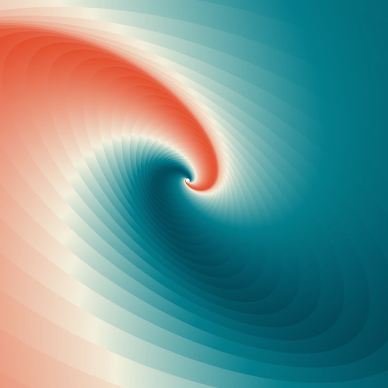 抽象矢量现代红蓝色螺旋背景设计