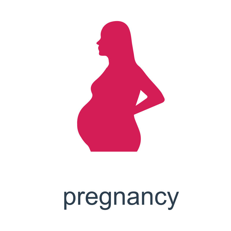 抽象矢量现代孕妇图标设计