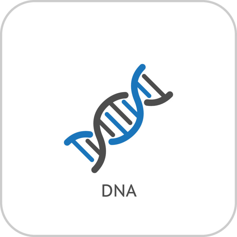 创意矢量基因链标志设计