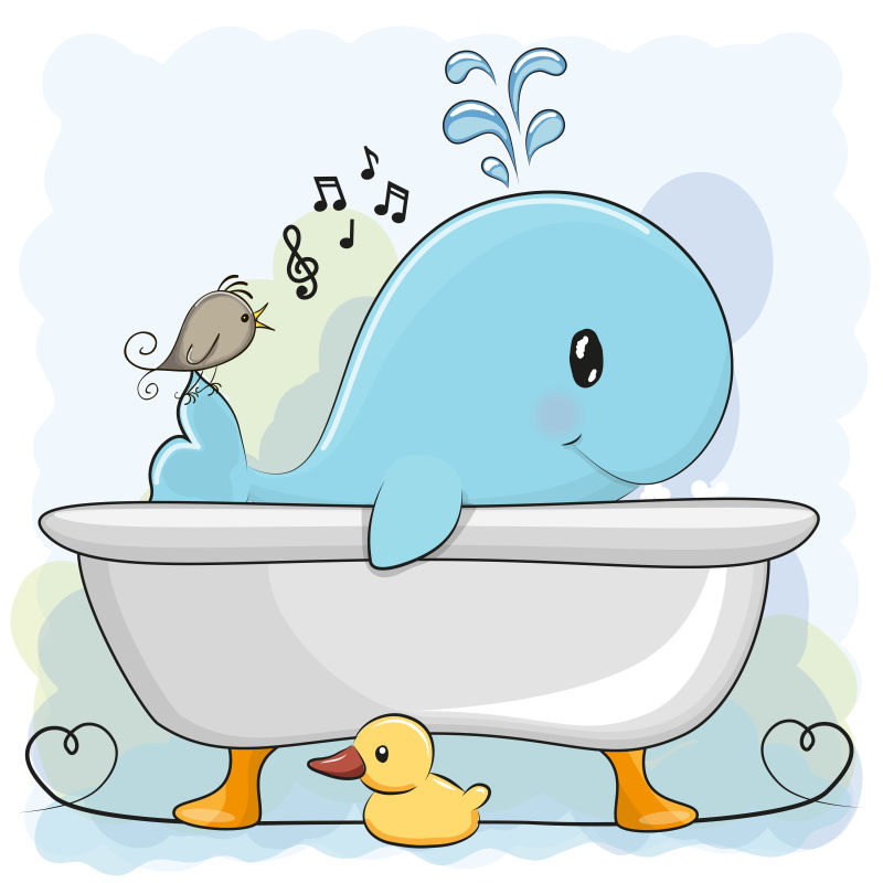 浴室里的鲸鱼