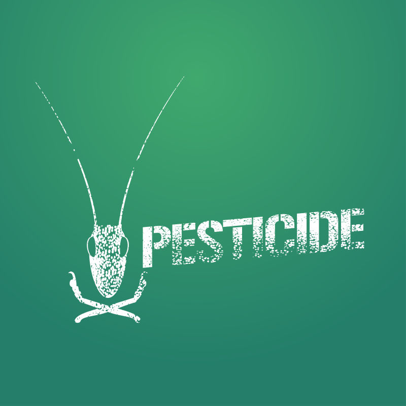 抽象矢量现代害虫防治主题创意海报设计