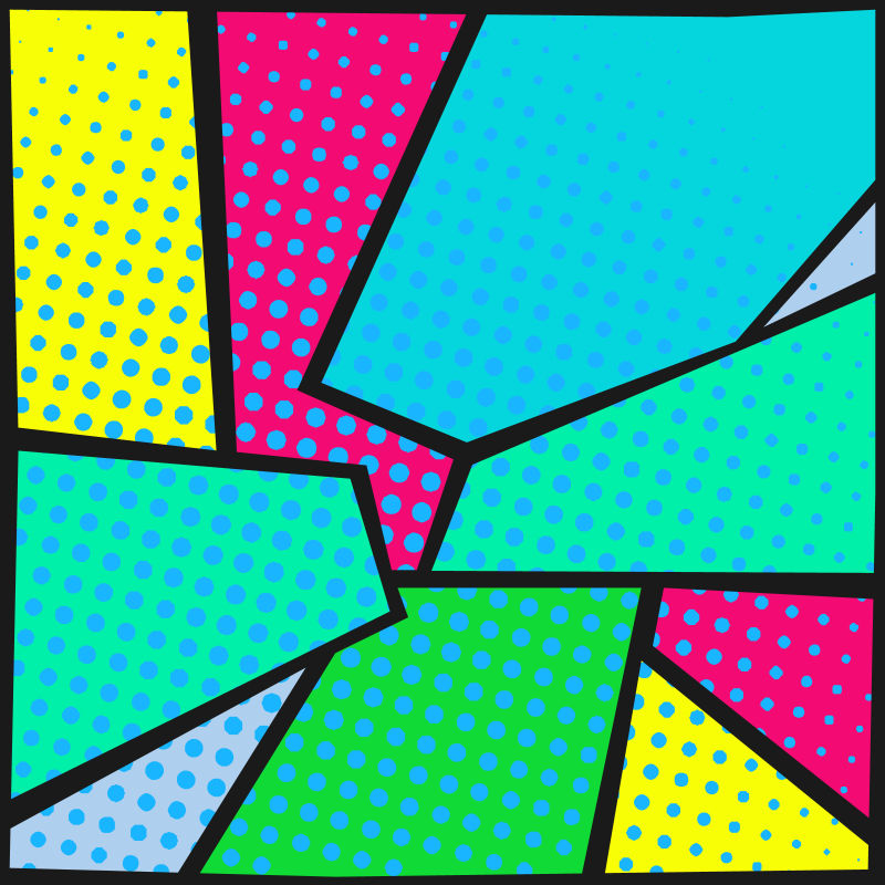 抽象矢量现代彩色波普风格的艺术背景设计