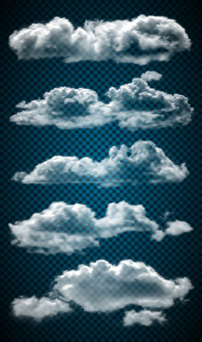 创意矢量现代云朵设计
