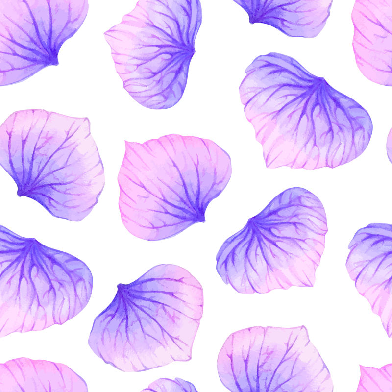 抽象矢量紫色花卉元素背景设计