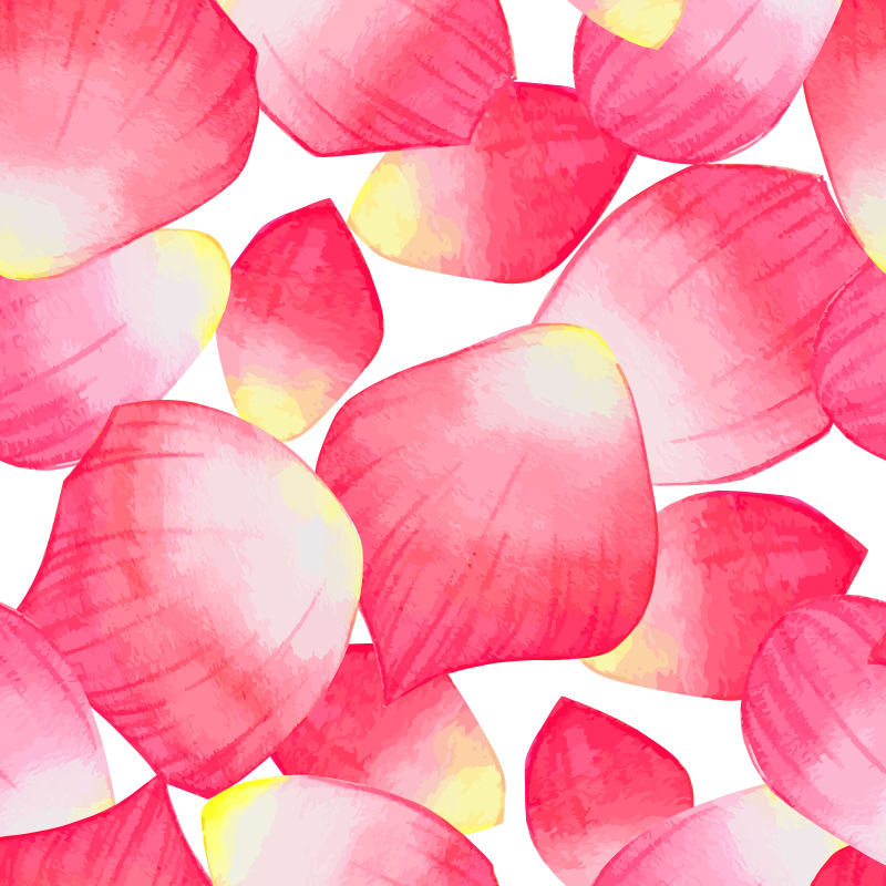 抽象矢量现代粉色水彩花瓣背景