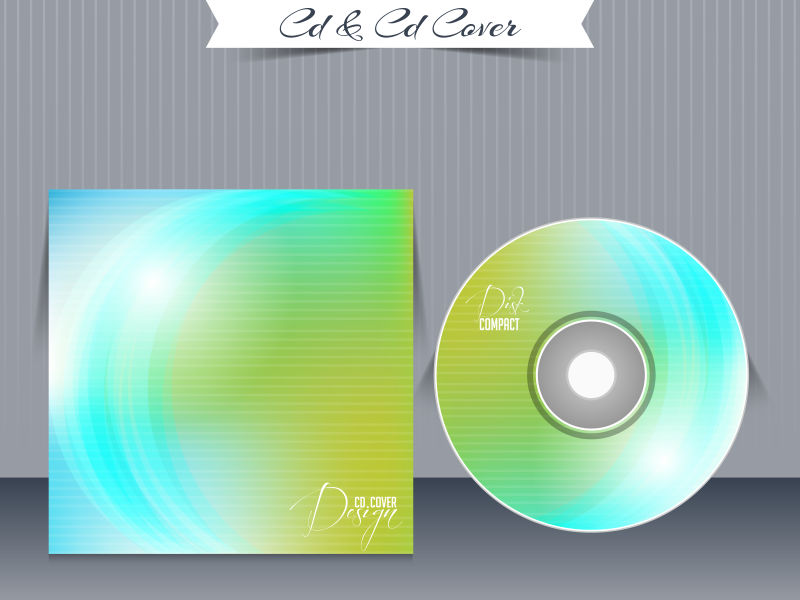 展示优雅的矢量CD封面设计