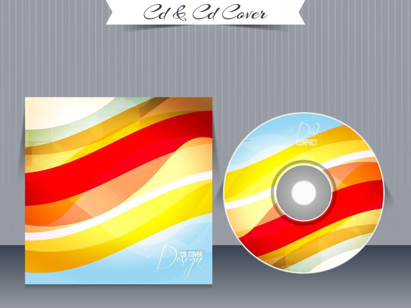 为您的企业设计CD封面-EPS 10