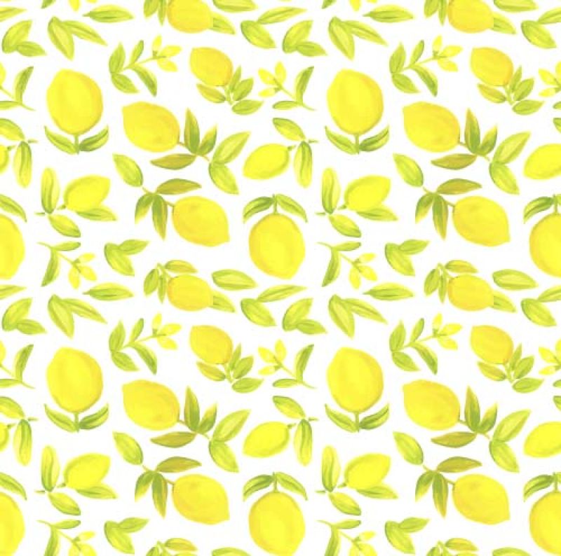 柠檬无缝图案