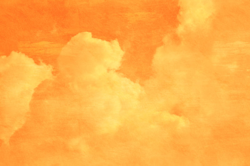 分形背景-橙色的天空-幻想