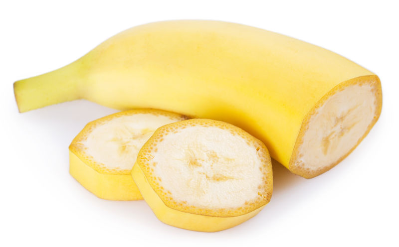 白底鲜香蕉