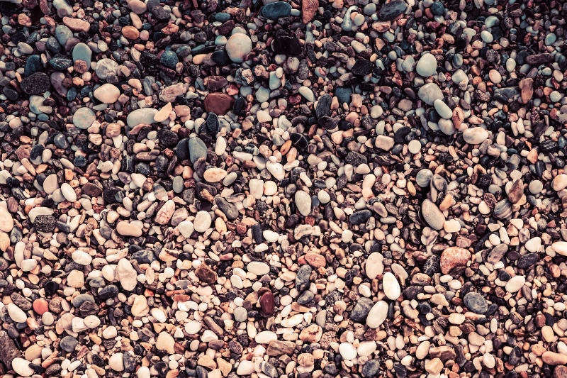 海水卵石纹理海洋矿物美和谐海滩石