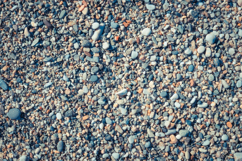 海滩石表面海洋矿物美和谐海卵石