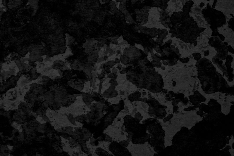 白色背景上的黑色大理石墨水纸纹理-混沌抽象的有机设计-洗澡时的炸弹波
