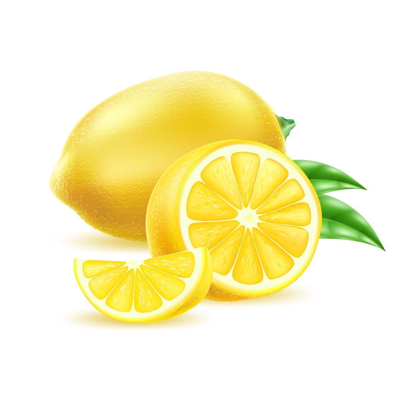 叶状实黄柠檬果