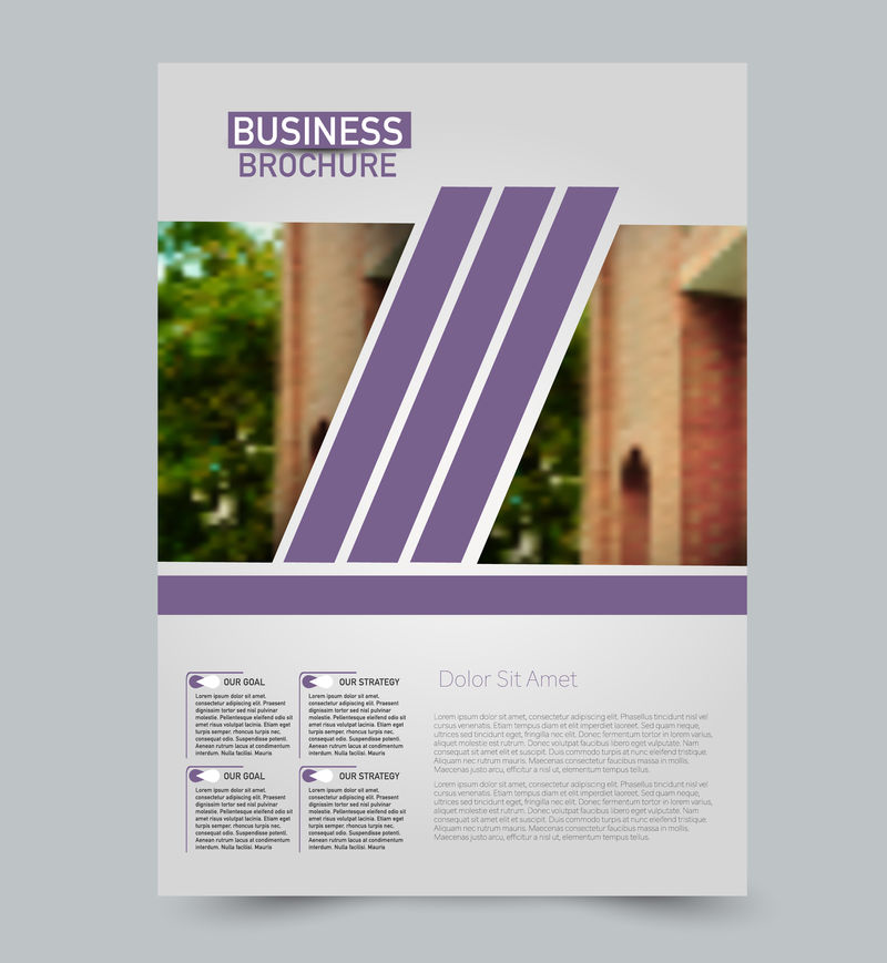 紫色矢量传单模板抽象小册子背景设计囚犯年度报告塔特福商业教育广告