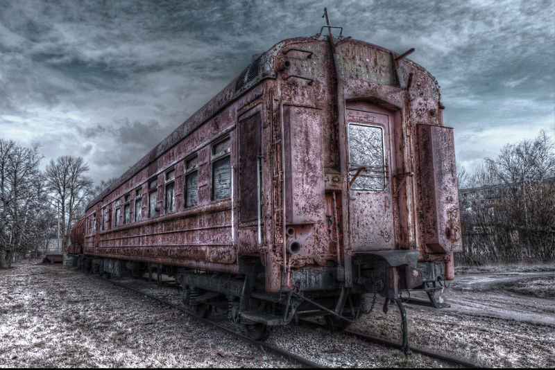 旧火车车厢