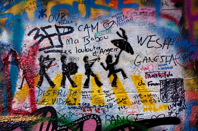 布拉格列侬墙