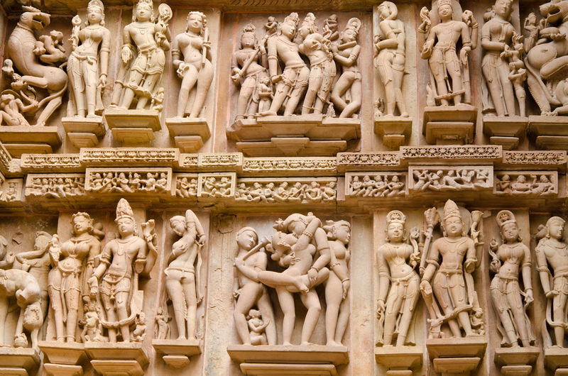 哈朱拉霍的色情神庙印度中央邦