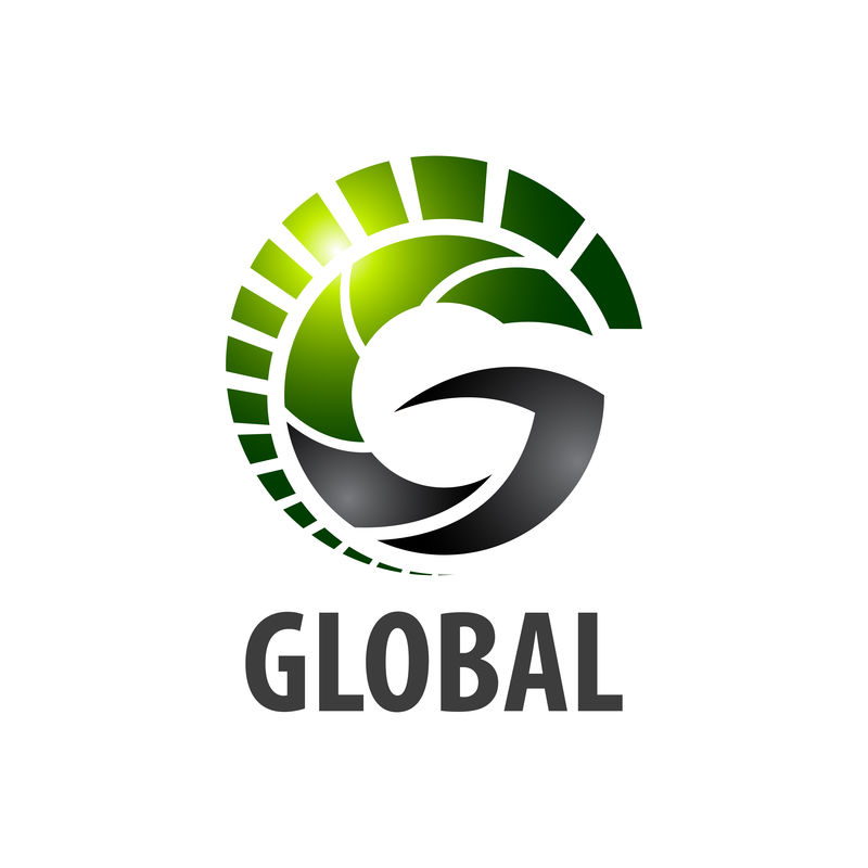 全球首字母G标志概念设计模板