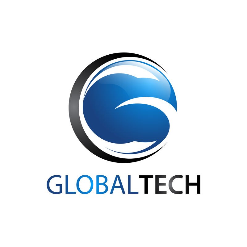 全球科技圈字母G标志概念设计