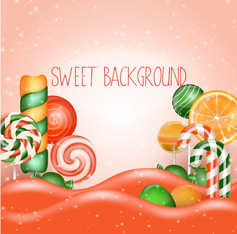 Candy Land背景.vector