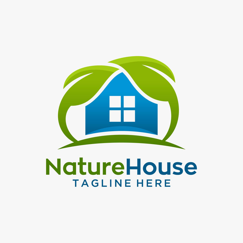 自然之家标志设计