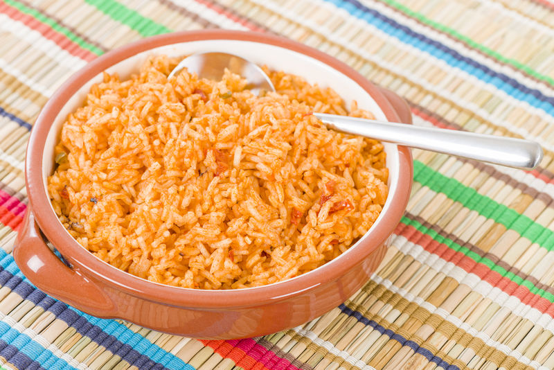 墨西哥米饭-用番茄酱和鸡汤煮的米饭