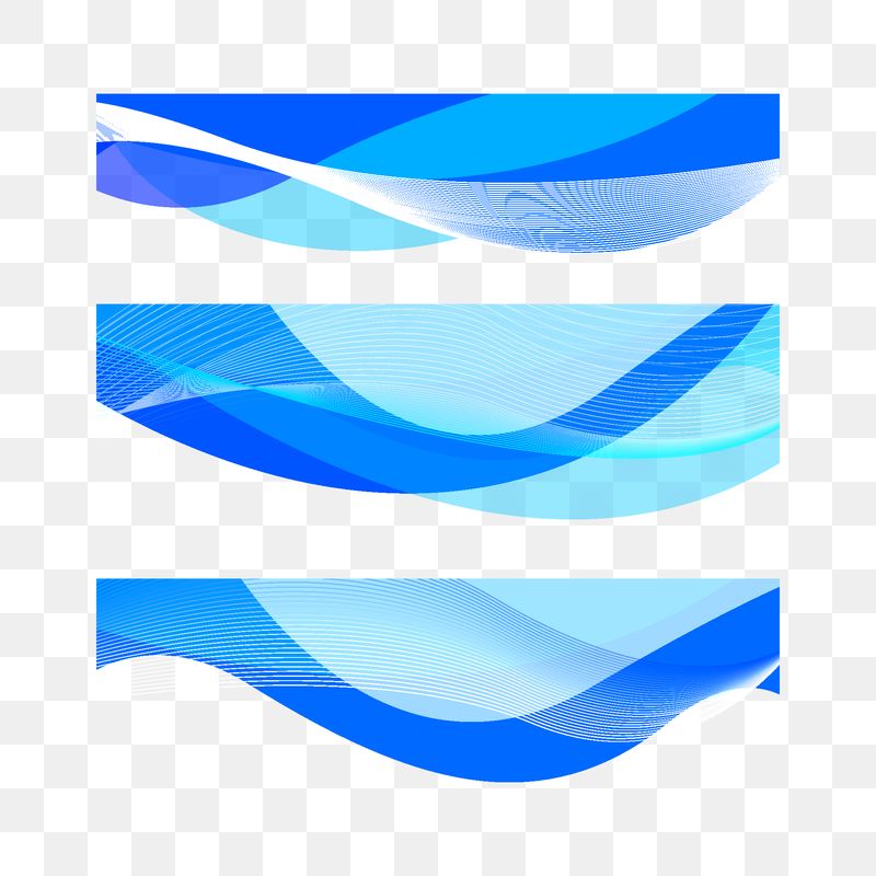 设置抽象矢量背景-透明波浪线用于小册子-网站-传单设计-波浪背景-波浪-透明曲线-矢量图解