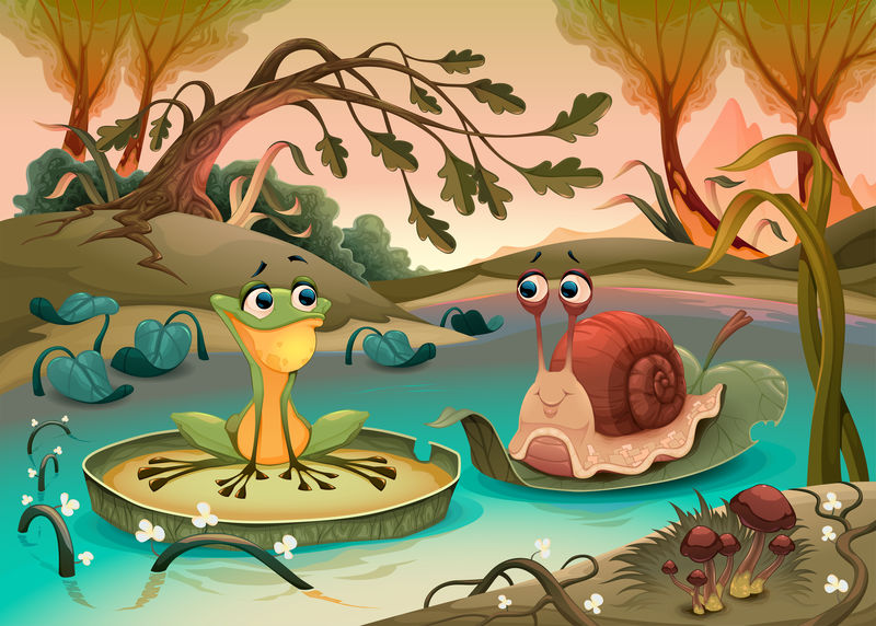 青蛙和蜗牛之间的友谊