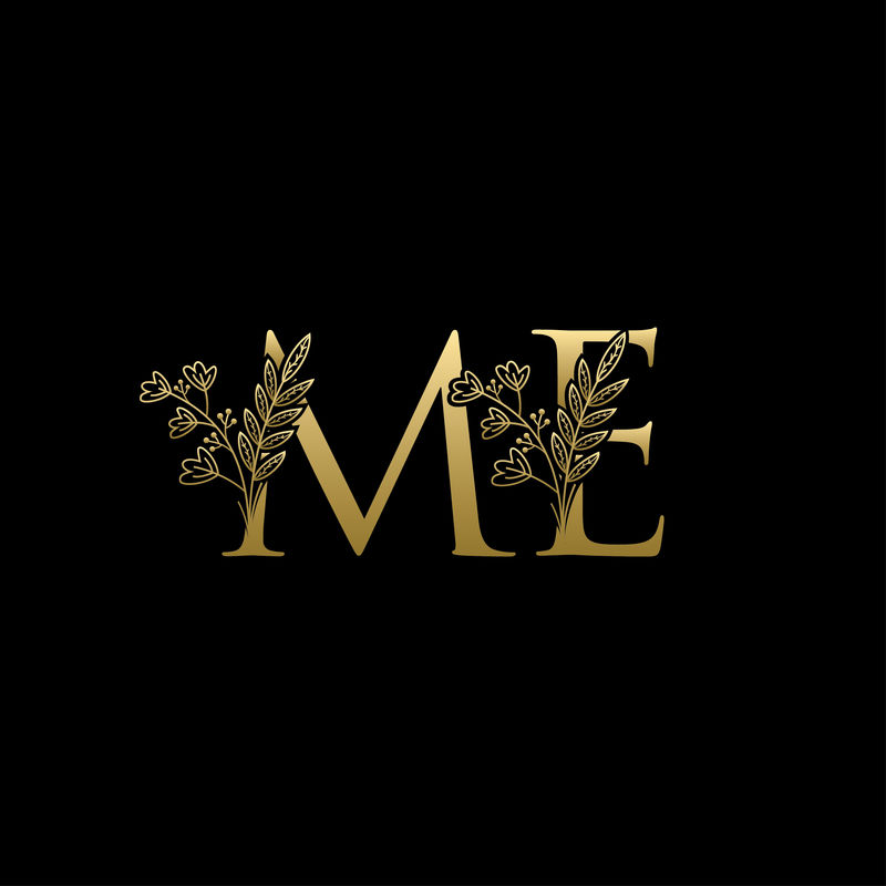 金色的标志字母的首次公开发行（IPO）ME