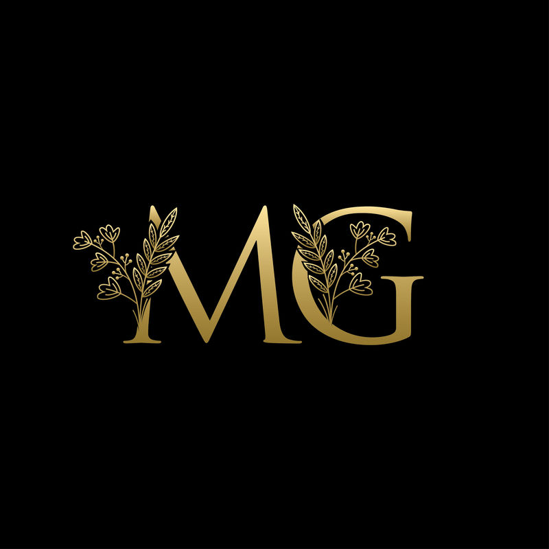 金色的标志字母的首次公开发行（IPO）MG