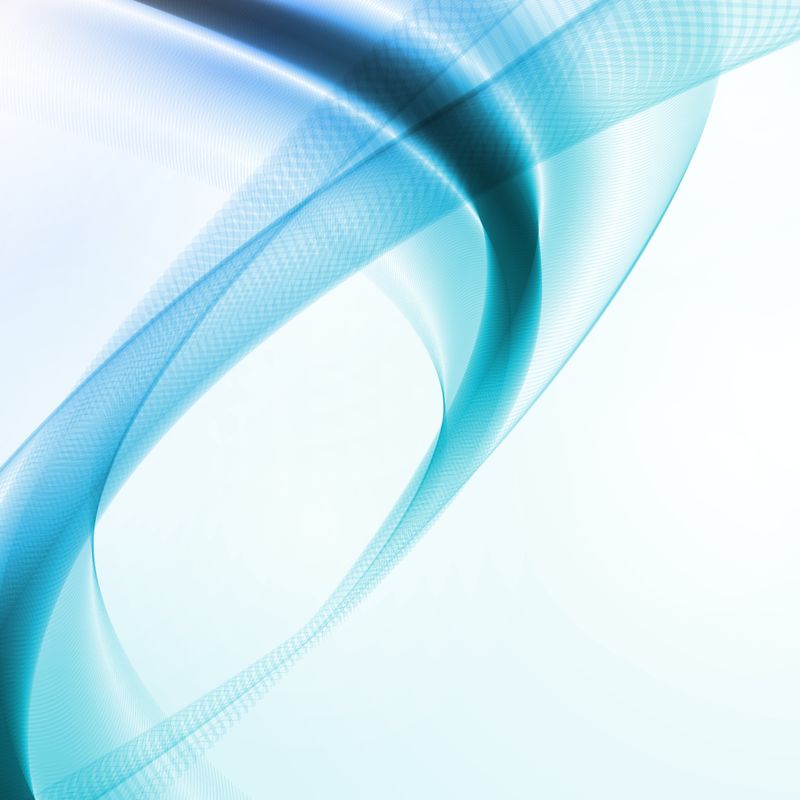抽象运动平滑蓝色-未来波状插图