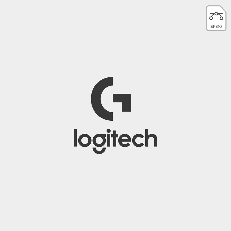字母G Logitech标志设计