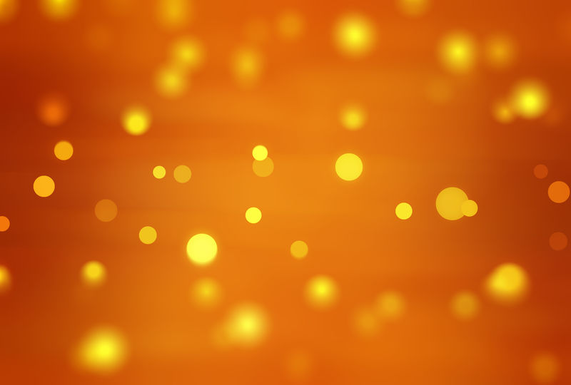 抽象背景橙色博基圆-美丽的粒子背景