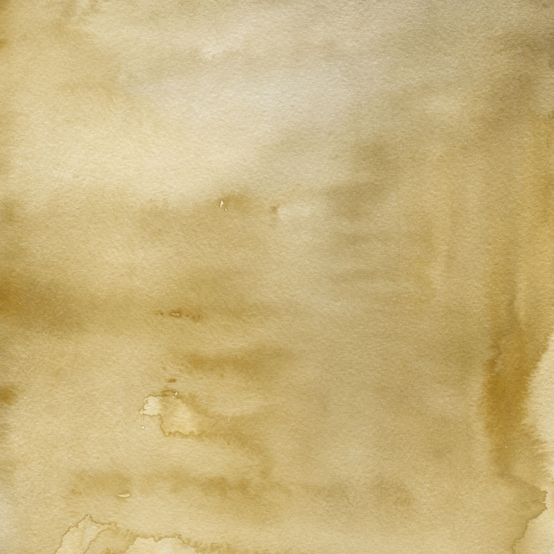 金色奢华墨水和水彩画纹理在白纸背景下-油漆泄漏和暗色效应