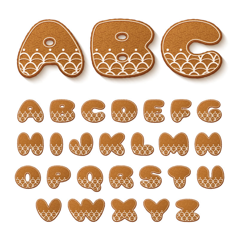 姜饼曲奇字母表