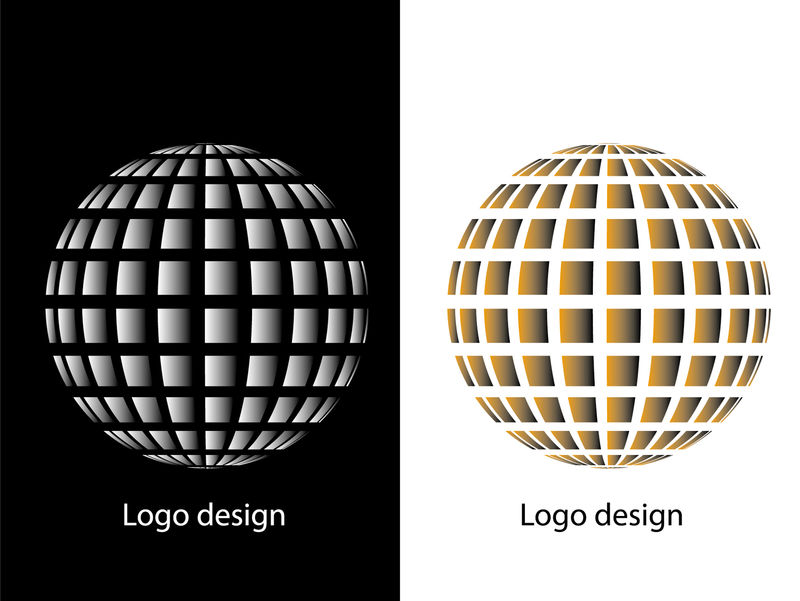 抽象标志设计-圆形标志矢量