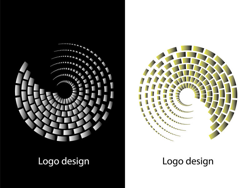抽象标志设计-圆形标志矢量