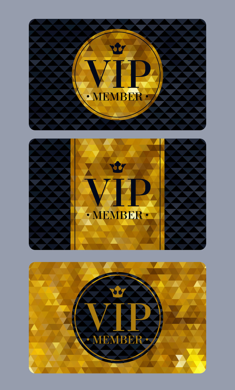 抽象背景VIP会员卡