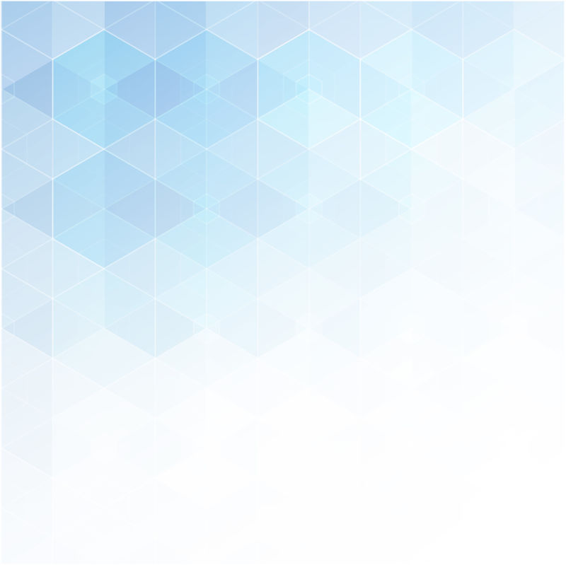 矢量抽象几何背景设计模板小册子形式，蓝色六边形