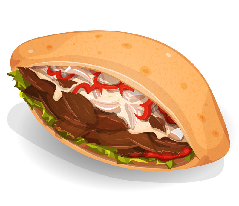 烤肉串三明治图标