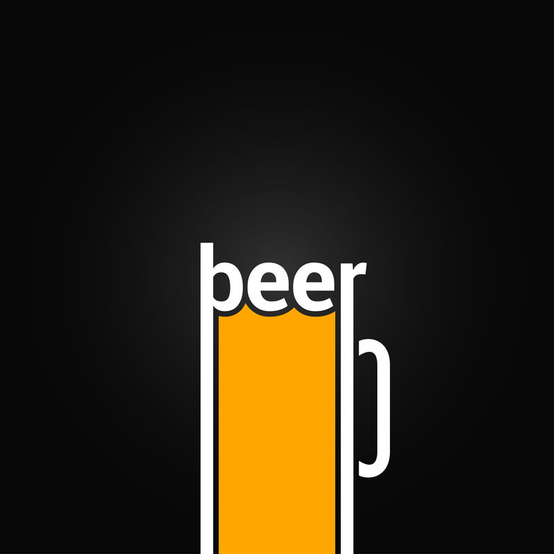 啤酒杯设计背景